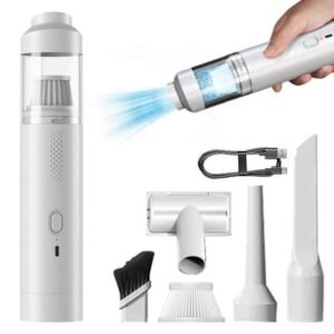 Slim V8 Mate Trådløs Bil Støvsuger Høj Effekt 12000Pa/30AW, Håndholdt Støvsuger Trådløs Bærbar Støvsuger til Bil (FMY)