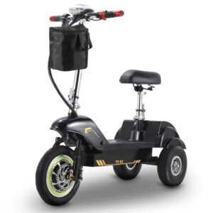 Twofish TF03 Trehjulet El-løbehjul - 500W Motor, 48V 15Ah Batteri,28 km/t Topfart, 30 km Maksimal Rækkevidde