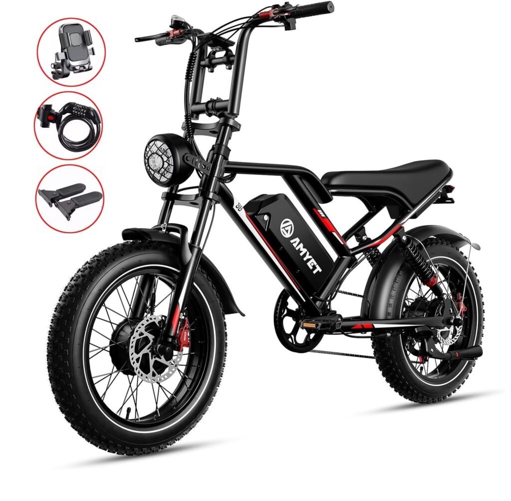 2025 - Elcykel - Ebike - S8 AMYJET 2000W 48V 25ah - 60km