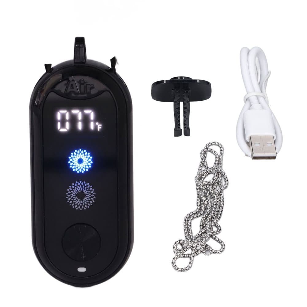 Bærbar luftrenser negativ iongenerator Mini bærbar luftfrisker USB genopladelig til rejser