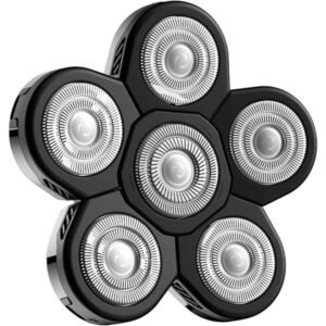 Barbermaskiner, 6 Hoveder Flydende Herre Elektrisk Barbermaskine Skæg, Hurtig Holdbar Elektrisk Barbermaskine Udskiftning 5 6 7