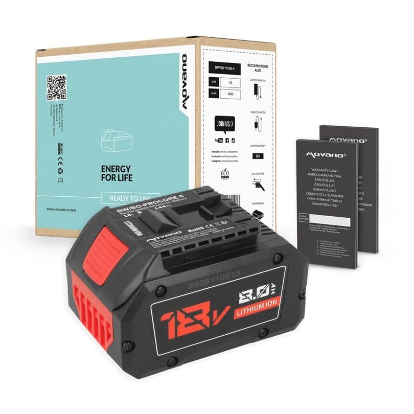 Batteri til Bosch ProCore GBL 18V 8Ah