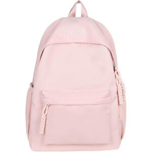 Børne rygsække til drenge og piger skoletaske vandtæt rygsæk ensfarvet skoletaske afslappet daglig rygsæk til skole rejser let rygsæk-tfrf