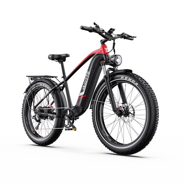 DUOTTS F26 Lite 48V 500W Elcykel, 26" Fat Tire, 80-90 km rækkevidde, Shimano 7-speed, hydrauliske bremser, LCD-display, Bluetooth App-understøttelse