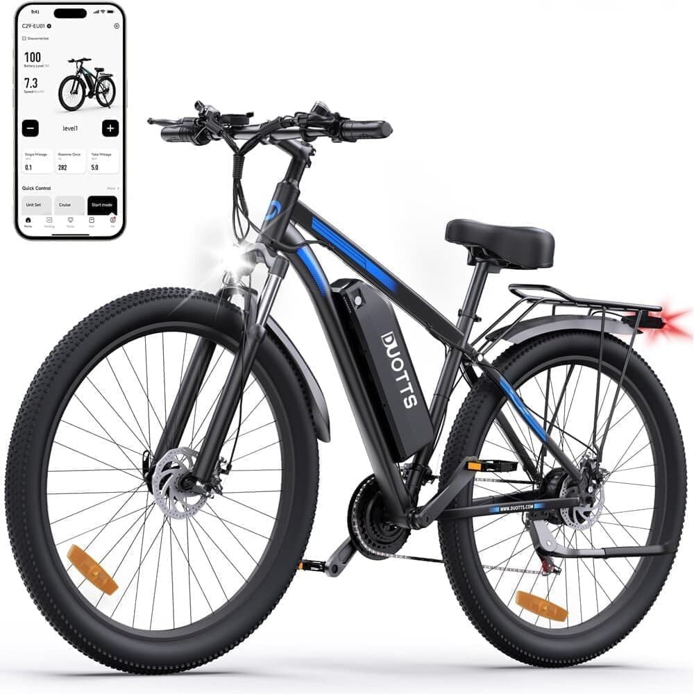 Elcykel DUOTTS C29 29'' med Bluetooth-app