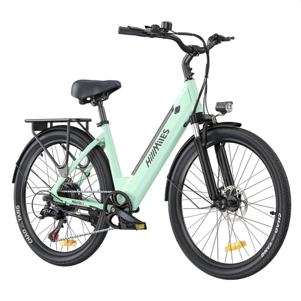 Elcykel HillMiles MileCity 1, 26", Grøn