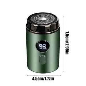 Elektrisk Mini Barbermaskine Genopladelig Helkropsvask Rejse Bil Bærbar Herre Barbermaskine Smertefri Trådløs Trimmer Kniv Ansigt Skæg Barbermaskine [DB]