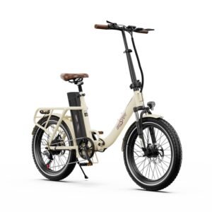OneSport OT16-2 20-tommer urban elcykel, 250W motor, 48V 17Ah batteri, foldbar, rækkevidde 60-120 km, 7 gear, 25 km/t MAX.