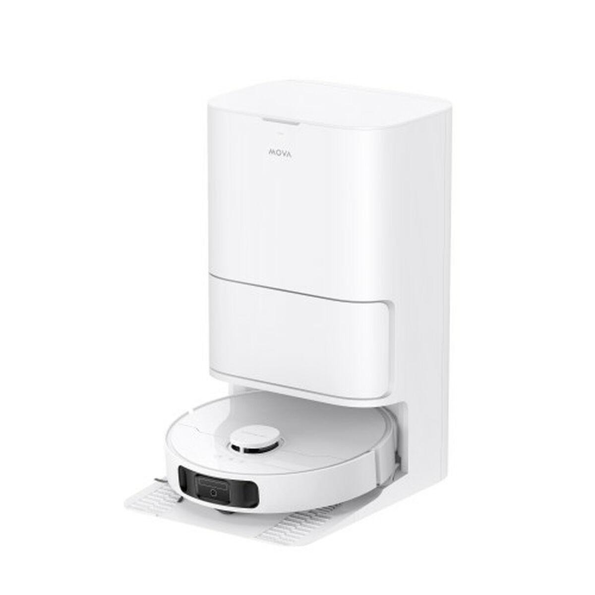 Robotstøvsuger MOVA E30 Ultra med gulvvask - 7.000 Pa, 4 l base, hvid