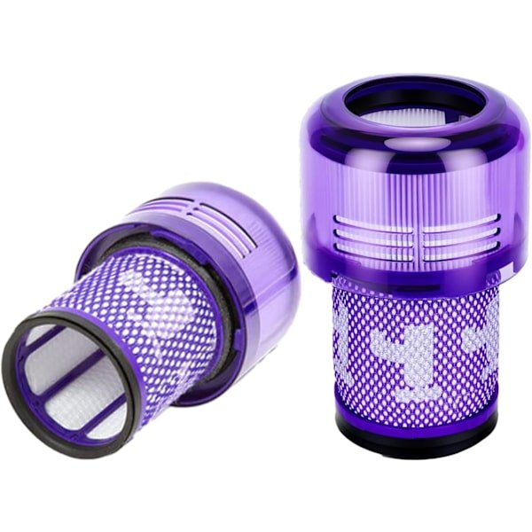 2 stk. V12 filterudskiftninger til Dyson V12 Slim støvsugerfilter, renere filter til Dyson V12 Detect Slim støvsuger