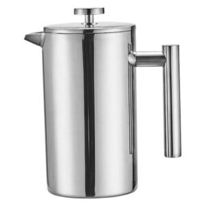 350 ml rustfrit stål fransk presse kaffekande kaffemaskine dobbeltvægget isoleret kaffemaskine BY-WELLNGS 350 ml