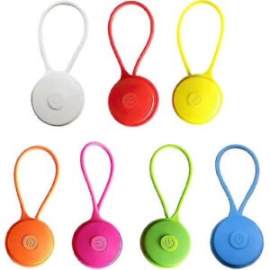 7 stk. Sikkerhedslys Børns Skoletaske, LED Blinkende Lys Børn, Sikkerheds Børnerefleks Hængende[GKS]