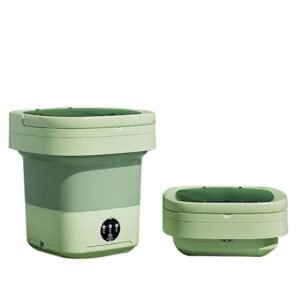 Bærbar Vaskemaskine, 11L 2-i-1 Sammenklappelig Vaskemaskine og Tørretumbler-FS3-