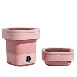 Bærbar vaskemaskine, 11L 2-i-1 sammenklappelig vaskemaskine og tørretumbler