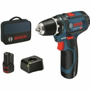 Bosch Professional GSR 12V-15 bore-/skruemaskine 12 V 2,0 Ah - sæt med 2 batterier, oplader og taske