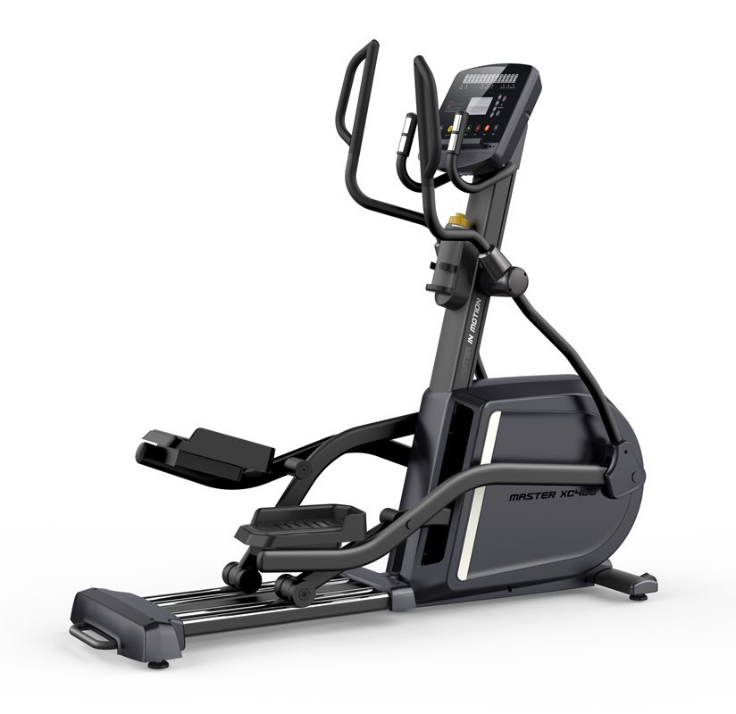 Crosstrainer XC400 Master Fitness Stål Sort