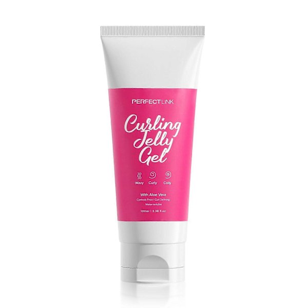 Curl Jelly Scrunching Jelly, Vegansk & Cruelty Free Frizz Styling Curl Control Hårgel til Krøllet eller Bølget Hår, Curl Jelly Gel Med Aloe Vera, Kontrollerer