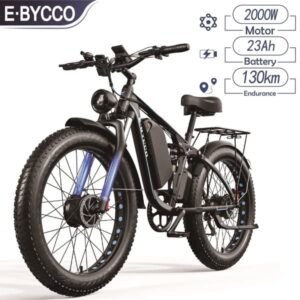 E-BYCCO EB7 Pro elcykel 3000W dobbeltmotor 52V 23AH 26*4,0 tommer tyk dæk elcykel offroadkørsel hydraulisk bremse elektrisk cykel