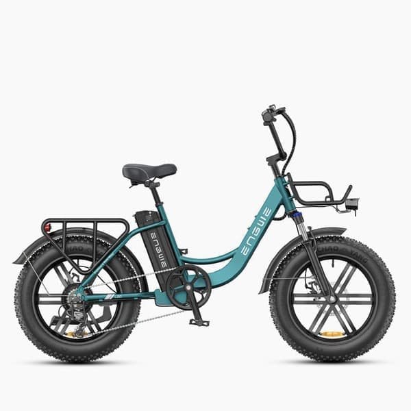 ENGWE L20 Boost 48V 13AH batteri, 250W motor, hastighed 25 km/t, rækkevidde 126 km, 20*4,0 tommer fede dæk elcykel -grøn