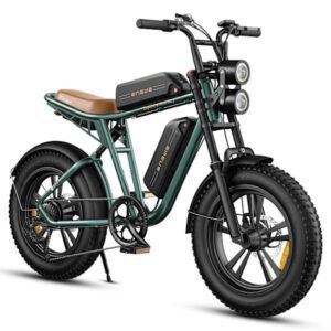 ENGWE M20 Dual-Battery Elcykel: 1000W Motor, 150 km Rækkevidde, 20" Fat Dæk & Hydraulisk Affjedring til Off-Road Eventyr