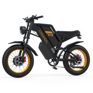 Elcykel COSWHEEL GT20 PRO, dobbelt motor, dobbelt batteri, sort