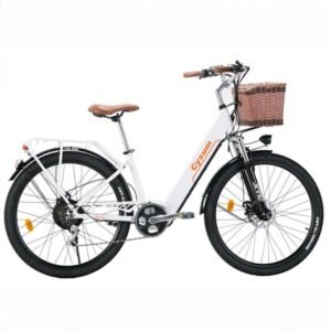 Elcykel Cysum Cityrun, 26", til bypendler, hvid