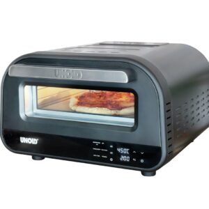 Elektrisk pizzaovn Unold Don Luigi, 1 pizza, 1.700 W, sort