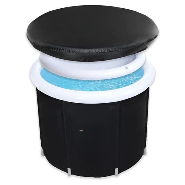 Isbad - Deluxe Ice Nordic - Transportabelt - Sort