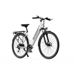 Onesport OT12 250W City Elcykel, 36V 13Ah Batteri, 65 km Rækkevidde, Shimano 7-speed, Mekaniske Skivebremser - Ideel Urban Commuter Elcykel