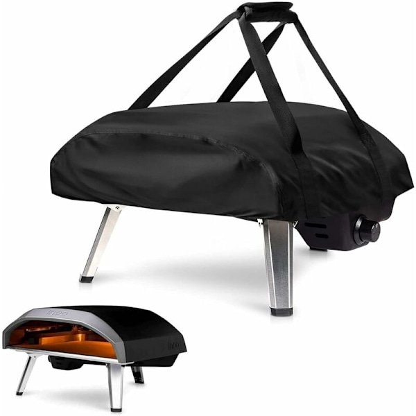 Ooni Koda 16 Pizzaovn Cover, Vandtæt og Vejrbestandigt, Bæretaske, Pizzaovn Taske - Sort (66 x 60 x 22 cm)