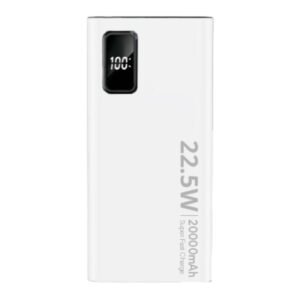 SiGN Super Powerbank 20000mAh, 22.5W - Hvid