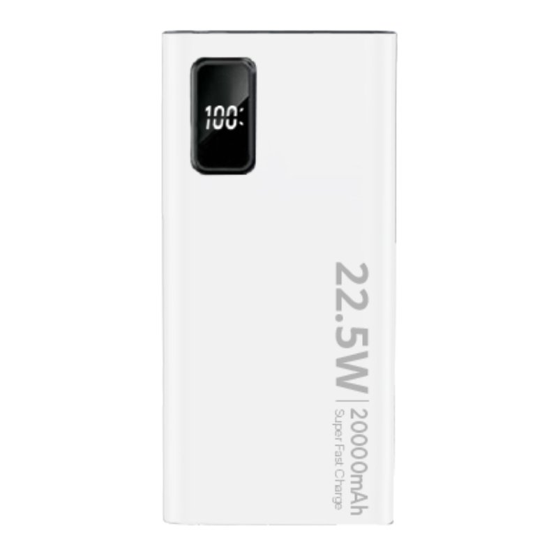SiGN Super Powerbank 20000mAh, 22.5W - Hvid