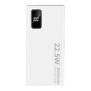 SiGN Super Powerbank 30000mAh, 22.5W - Hvid
