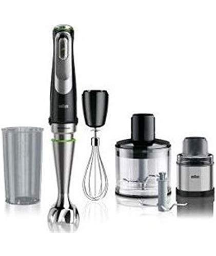 Stavblender Braun MultiQuick 9 MQ9138XI, 0,6 l, 1.200 W, sort/rostfrit stål