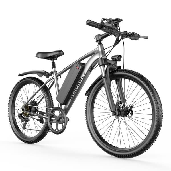 TOOFLY G73 Avanceret 26 tommer elcykel 250W motor 48V 13Ah aftageligt batteri elcykel off-road E fatbike LED grå