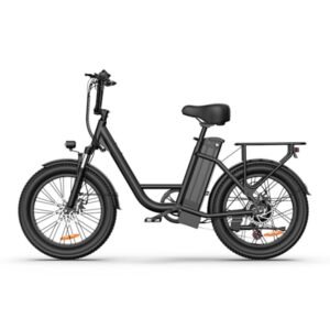 URLIFE E20 20-tommer elcykel med tykke dæk til voksne - 250W motor, 100 km udvidet rækkevidde
