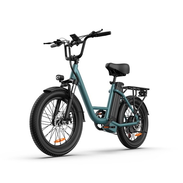 URLIFE E20 20-tommer voksen Fat Tire elcykel - 250W motor, 100 km udvidet rækkevidde, 7-speed gearskift, lav-straddle pendler-elcykel